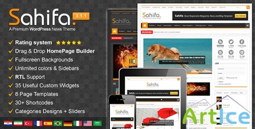 ThemeForest - Sahifa v3.1.0 - Responsive WordPress News, Magazine, Blog