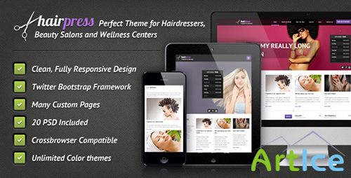 ThemeForest - Hairpress v1.4 - HTML Template for Hair Salons - FULL