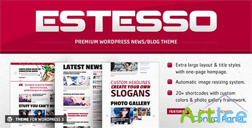 ThemeForest - Estesso v1.2.4 - Modern Experimental Wordpress Theme