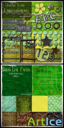 Scrap set - Urban Lime