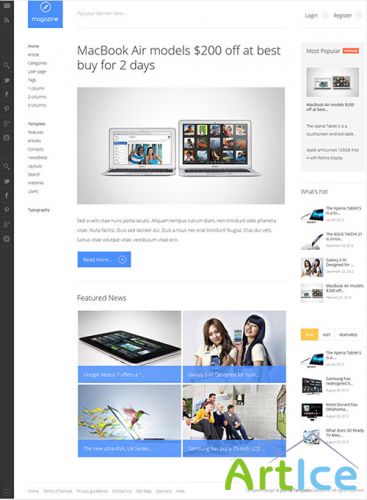 Gavick - GK Magazine v3.8 - Template for Joomla 2.5 - 3.x