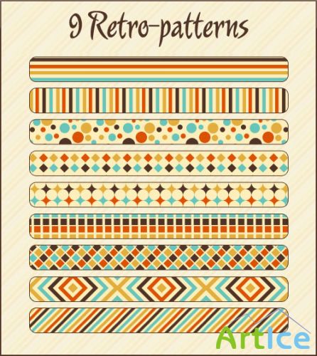 9 Retro Photoshop Patterns