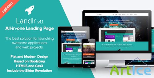 ThemeForest - Landlr - The All-in-One Landing Page - Bootstrap - RIP