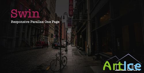 ThemeForest - Swin - Responsive Parallax One Page HTML - RIP