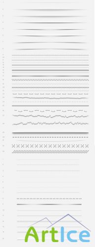 Horizontal Dividers PSD