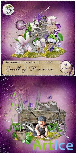Scrap Set - Smell of Provence PNG and JPG Files