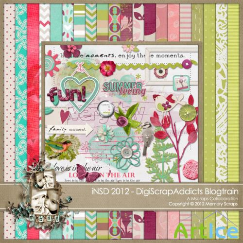 Scrap Set - Summer Loving PNG and JPG Files