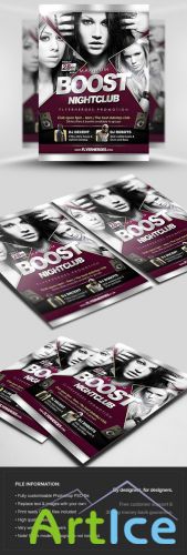 Maximum Boost Flyer/Poster PSD Template