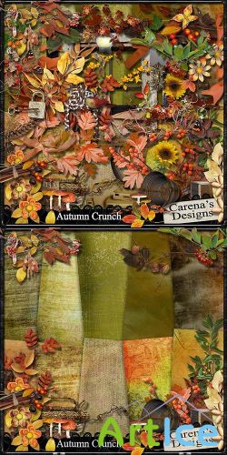 Scrap Set - Autumn Crunch PNG and JPG Files