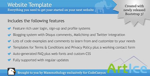 CodeCanyon - Website Template - Quick Start - RIP