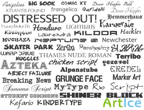 45 OpenType Fonts