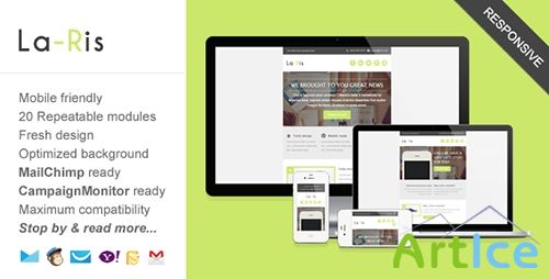 ThemeForest - LaRis Minimalist Business Email Template - RIP