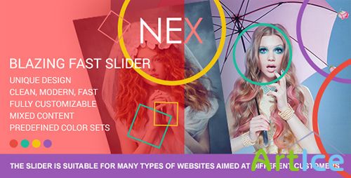 CodeCanyon - Nex - Blazing Fast FullScreen Slider - RIP