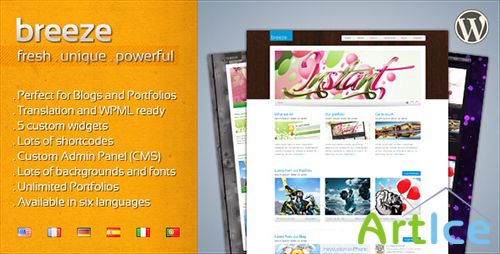 ThemeForest - Breeze v2.5 - Professional Corporate and Portfolio WP