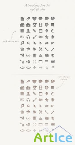 Icons - Monochrome Set
