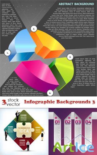 Infographic Backgrounds 3