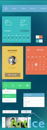 Modern Touch User Interface Kit