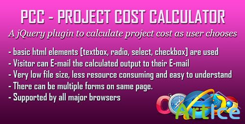 CodeCanyon - Project Cost Calculator (PCC) jQuery Plugin - RIP