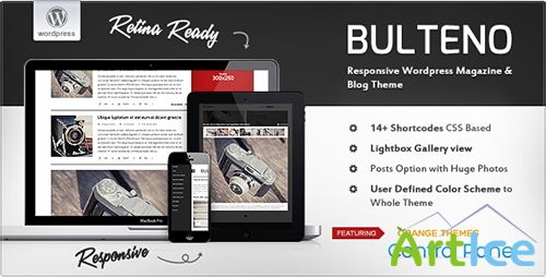 ThemeForest - Bulteno v1.0.9 - Responsive News/Magazine Theme - FULL