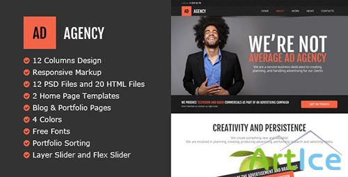 ThemeForest - AdAgency HTML Template - RIP