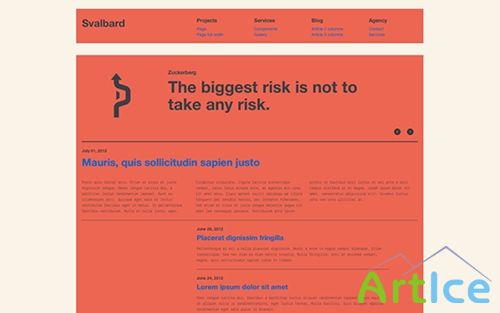 WrapBootstrap - Svalbard