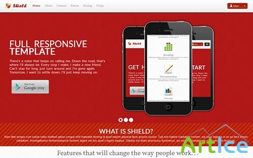 WrapBootstrap - Shield Full Responsive Template