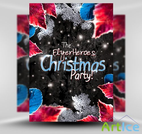 Winter Flyer Template PSD