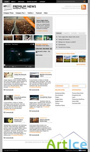 WooThemes - Premium News v2.4.3 - WordPress Theme