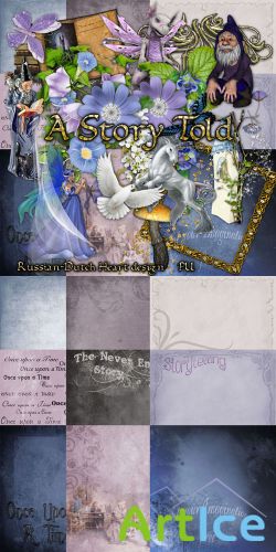 Scrap Set - A Story Told PNG and JPG Files