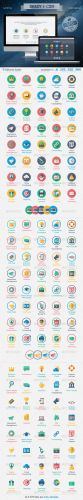 GraphicRiver - Shady I Con Seo Flat + Long Shadow Icons 5903410