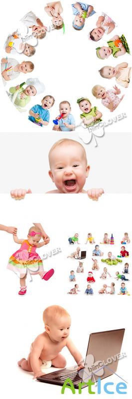 Group of babies and children 0564