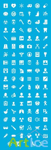 Windows 8 Medical Icons Set PSD
