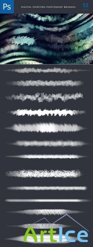 Digital Painting Photoshop Brushes Pack 1