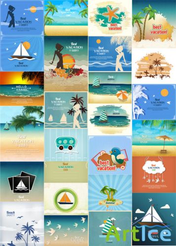 25 Summer Vector Illustrations Set 3