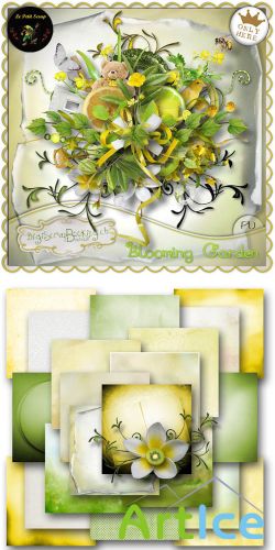 Scrap - Blooming Garden PNG and JPG Files