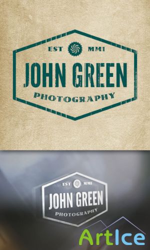 Vintage Badge PSD Template