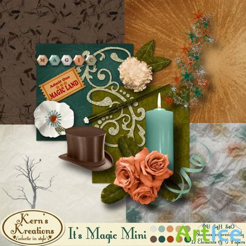 Scrap - Its Magic Mini PNG and JPG
