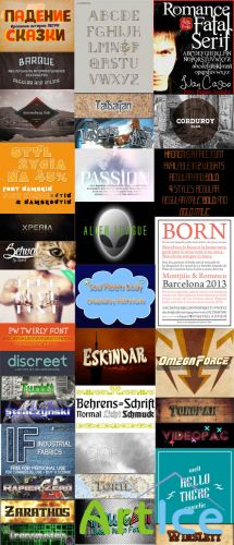 152 Commercial Fonts Collection