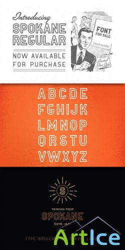 CreativeMarket - Spokane Regular Font