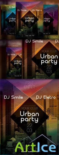 CreativeMarket - Urban Party Flyer