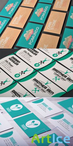 Realistic Business Card Mockup Vol 2