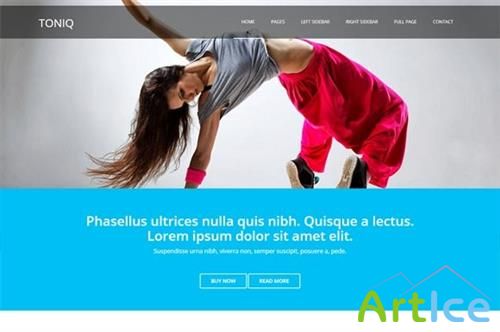 CreativeMarket - TONIQ - Responsive Sport Template