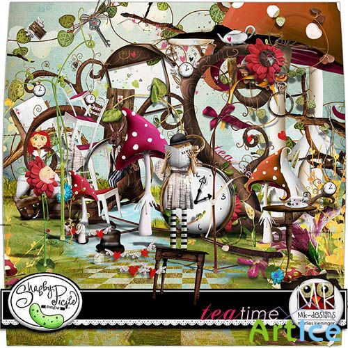 Scrap - Tea Time JPG and PNG
