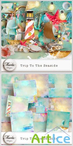 Scrap - Trip To The Seaside PNG and JPG
