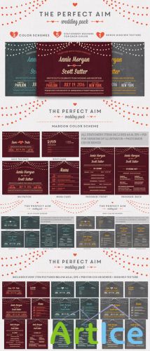 CreativeMarket - Perfect Aim Wedding Pack
