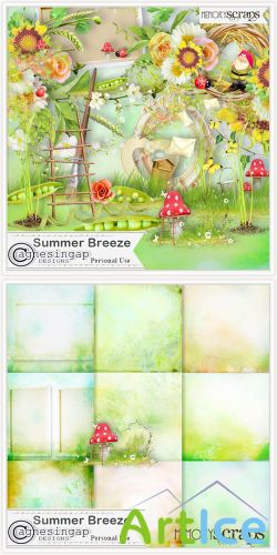 Scrap - Summer Breeze JPG and PNG