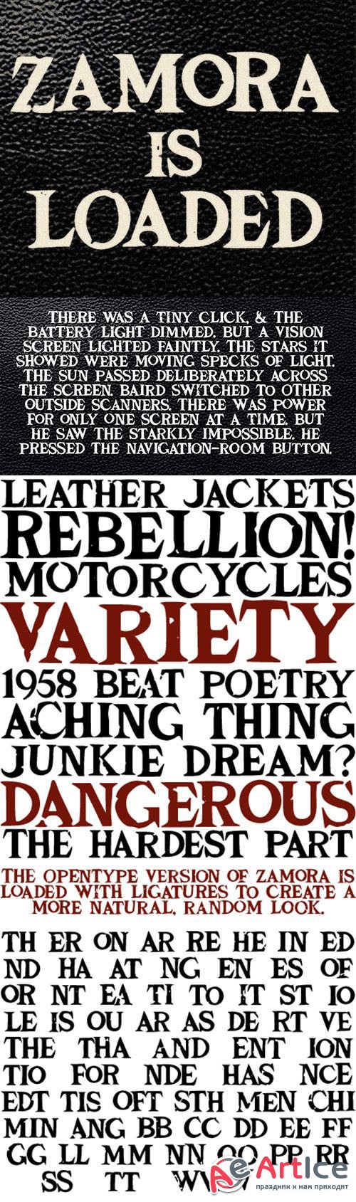 Zamora Font Family
