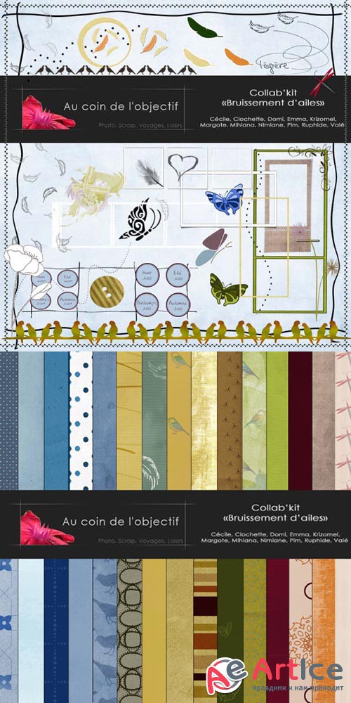 Scrap - Bruissements d'ailes PNG and JPG