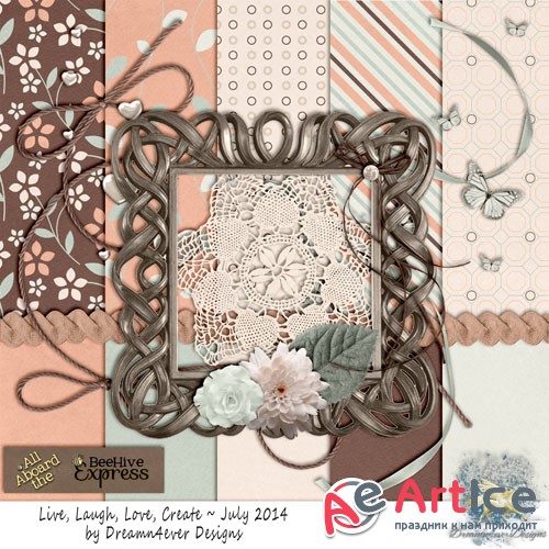 Scrap - Live Laugh Love Create PNG and JPG