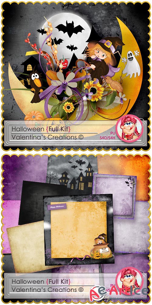 Scrap - Halloween JPG and PNG
